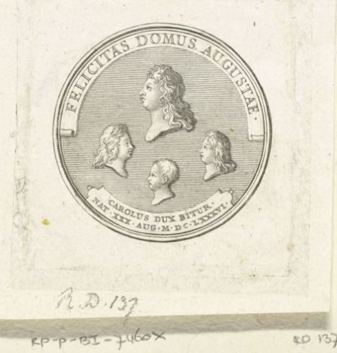 Medal with four busts