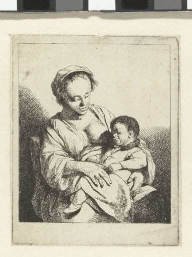Mother with child on lap