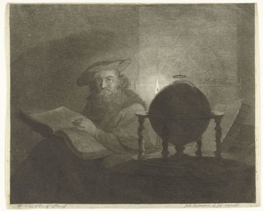 A scholar by candlelight