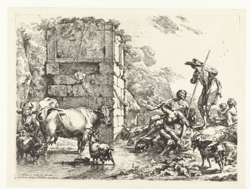 Drinking Cow