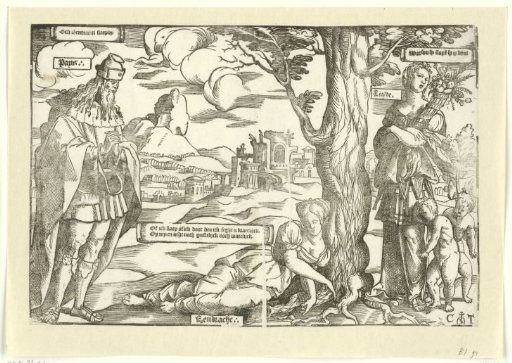 Allegory with Unity, Peace and Love
