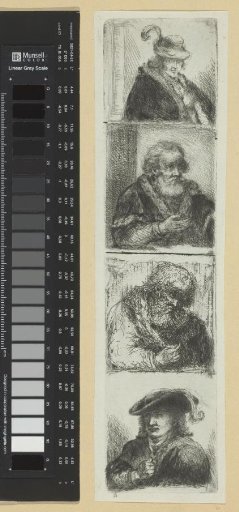Four male portraits