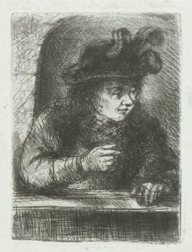 Man by a balustrade