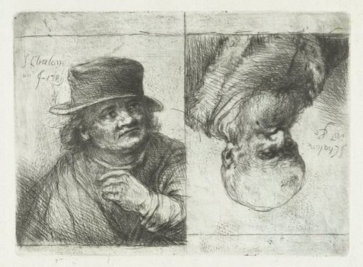 Two male portraits