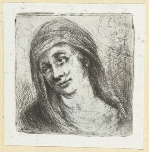 Woman with headscarf