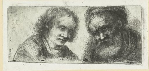Young and old man