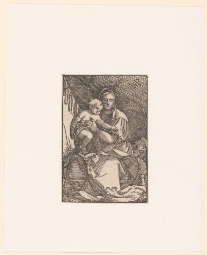 The Holy Family Seated under a Canopy