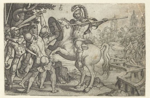 Horatius Cocles Defends the Bridge over the Tiber