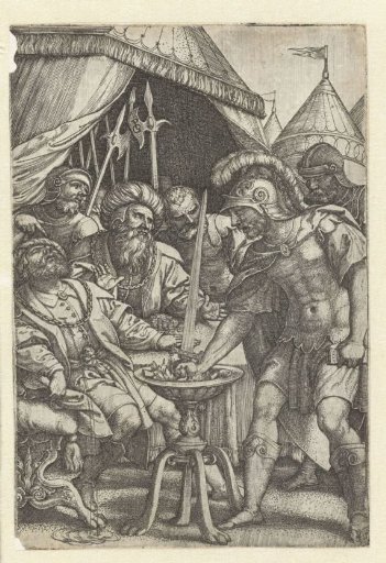 Mucius Scaevola Putting His Right Hand into the Fire