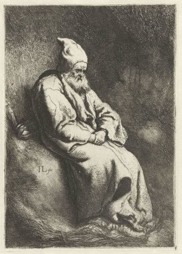 Hermit in a cave