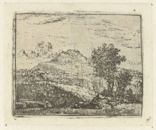 Italianate Landscape with Shepherd and Dog