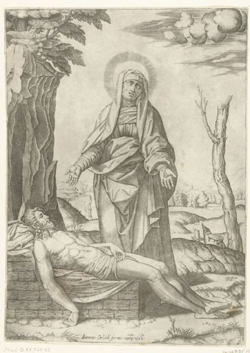 The Lamentation over the Dead Christ by Mary