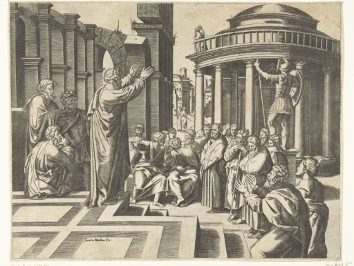 Paul Preaching in Athens