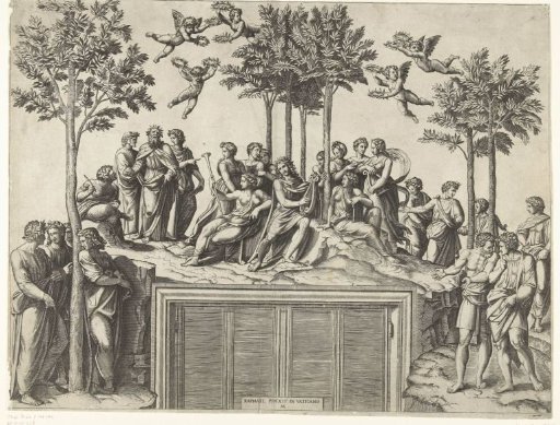Apollo and the Muses on Mount Parnassus