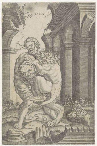 Hercules and the Nemean Lion