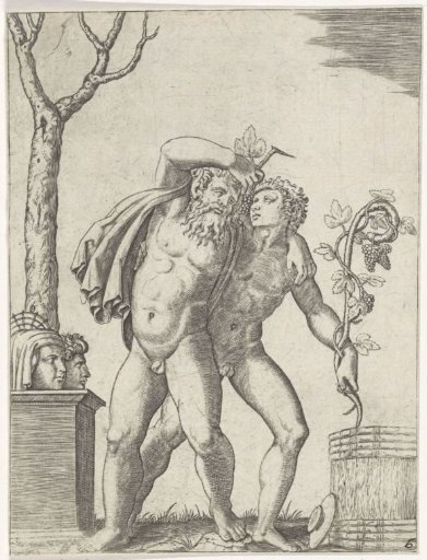 Silenus Supported by a Young Bacchante