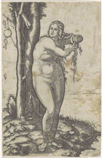 Venus Standing on the Shore and Wringing Water from Her Hair