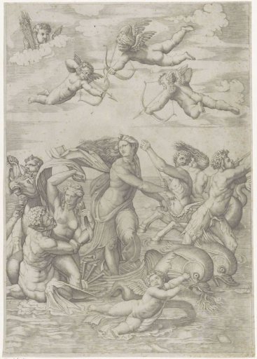 Triumph of Galatea with Tritons, Nereids, and Putti