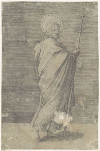 Apostle James the Greater (Major) with Pilgrim's Hat and Staff