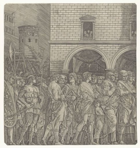Senators in the Triumphal Procession of Julius Caesar