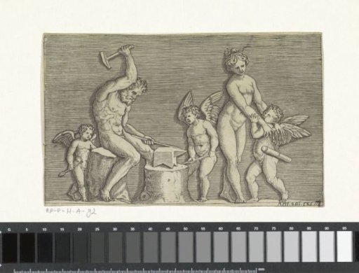 Vulcan, Venus and Three Putti