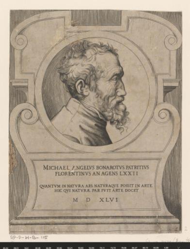Portrait of Michelangelo Buonarroti