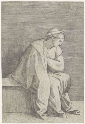 Seated Woman in Contemplation