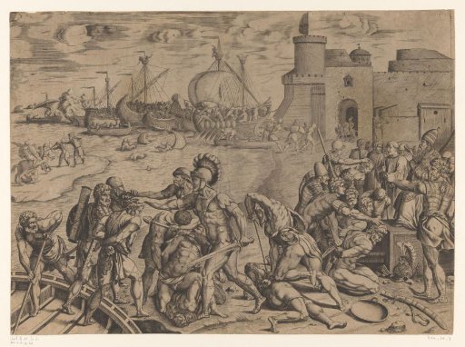 Saracens arrive in Ostia