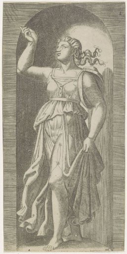 Woman as an Allegory of Hope (Fides) with Eyes Cast Upward