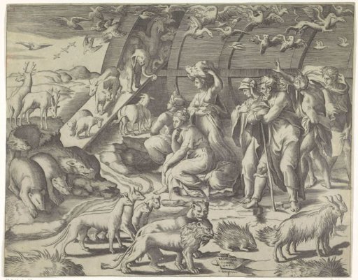 Noah leaves the ark