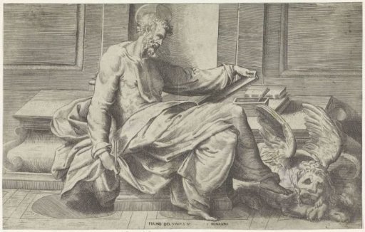 Saint Mark Writing his Gospel