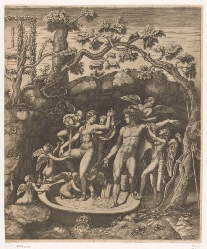 Preparations for the Wedding Feast of Cupid and Psyche (right part)