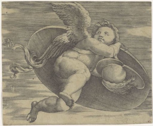 Amor Stealing the Shield of Mars