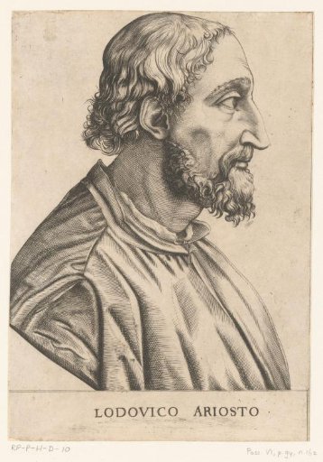 Portrait of the poet Ludovico Ariosto