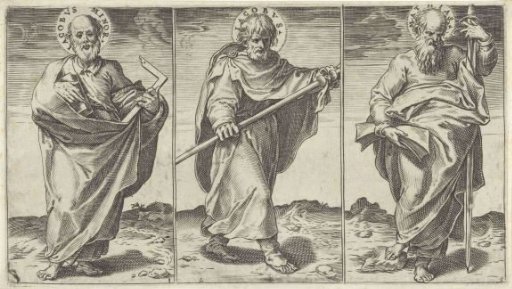 James the Less, James the Greater and Matthias