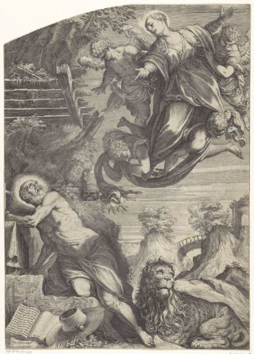 The Virgin Mary Appears to Saint Jerome