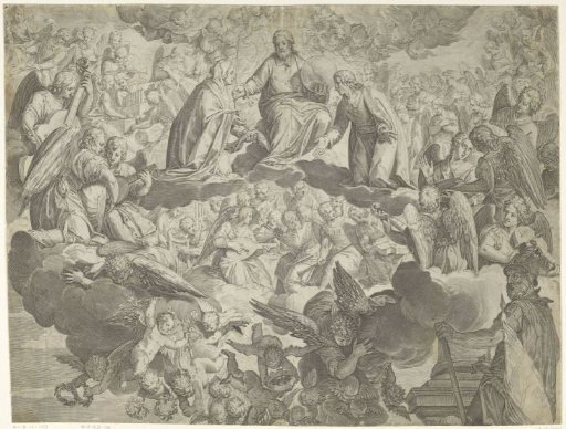 The Martyrdom of Saint Justina of Padua (upper half)
