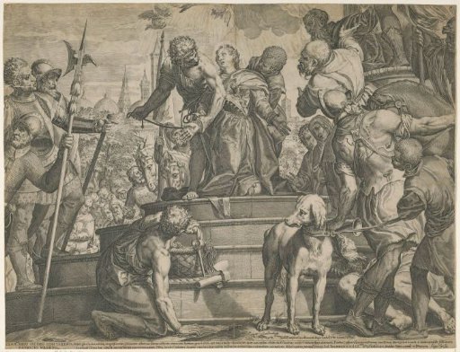 The Martyrdom of Saint Justina of Padua (lower half)