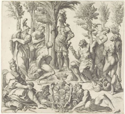 Duke of Mantua with the Six Principal Roman Gods