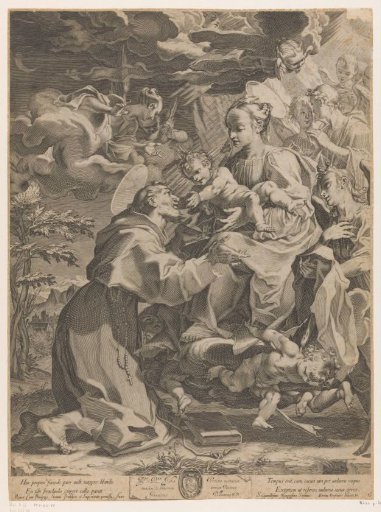 Mary Handing Over the Christ Child to Francis