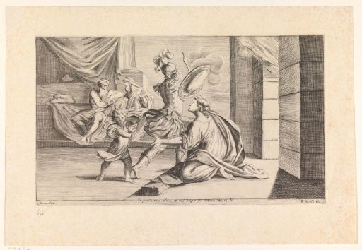 Aeneas departs for battle