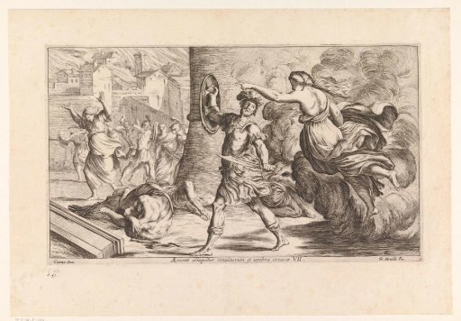 The spirit of Creüsa appearing to Aeneas