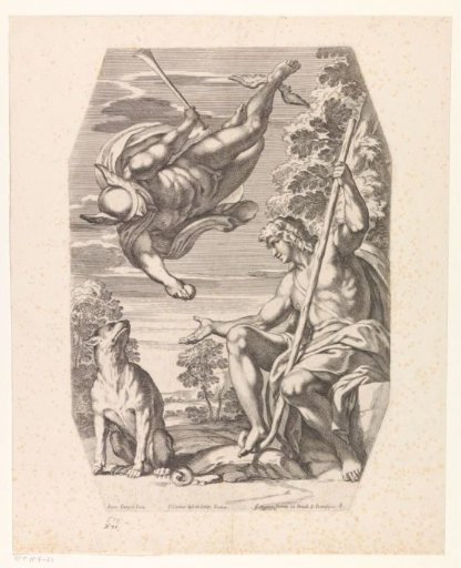 Mercury brings Paris the golden apple