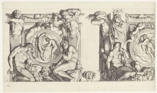 Apollo and Marsyas / Boreas and Oreithyia