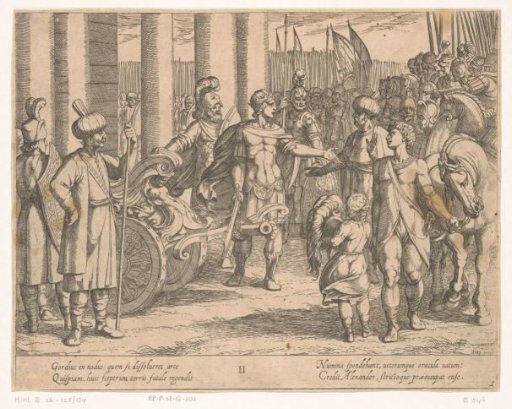 Alexander the Great Cuts the Gordian Knot