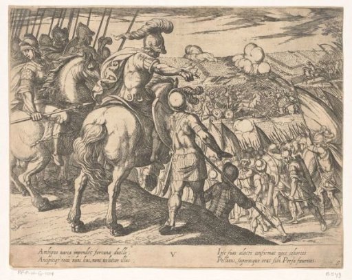 Alexander the Great Leads a Battle