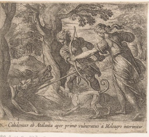 Atalanta and Meleager Killing the Boar