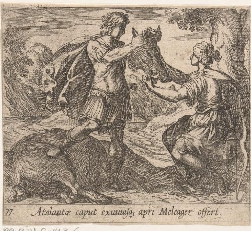 Meleager Offering the Head of the Boar to Atalanta