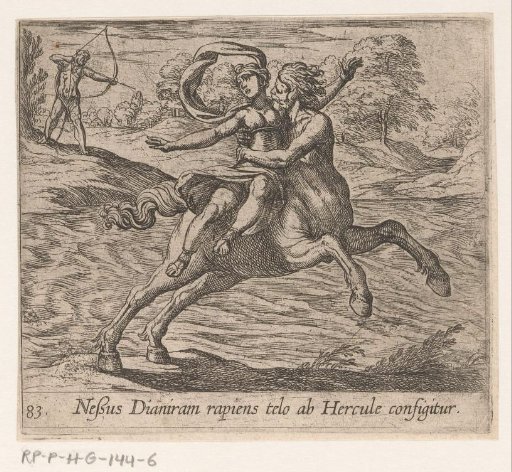 Hercules Kills the Centaur Nessus