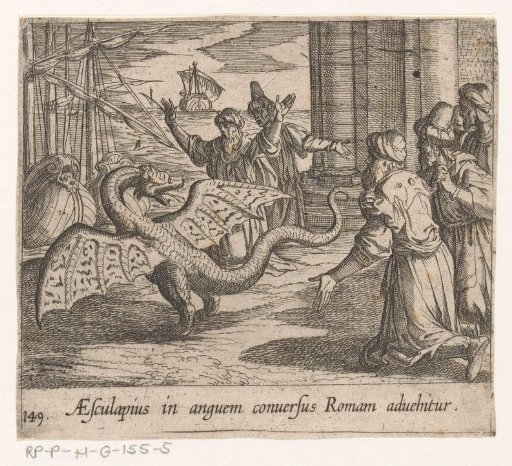 Aesculapius as a Dragon Among the Romans